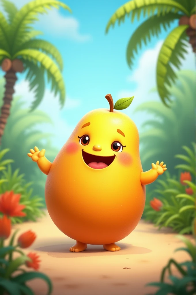Mango animation character