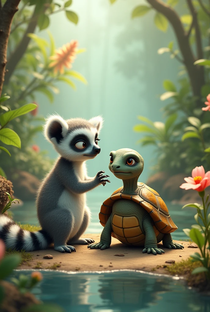 Lemur and Turtle