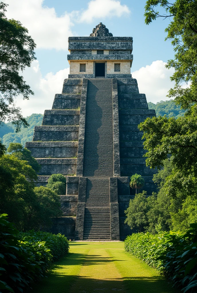 pyramid maya tikal, the great jaguar or jax mulul