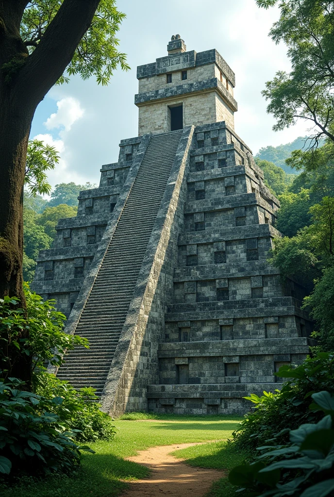 pyramid maya tikal, the great jaguar or jax mulul