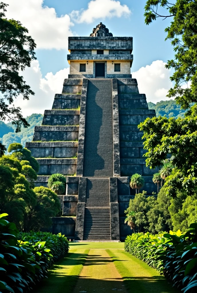 pyramid maya tikal, the great jaguar or jax mulul