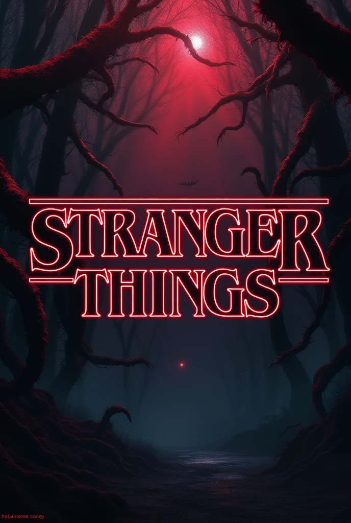 Create stranger things tiltle image