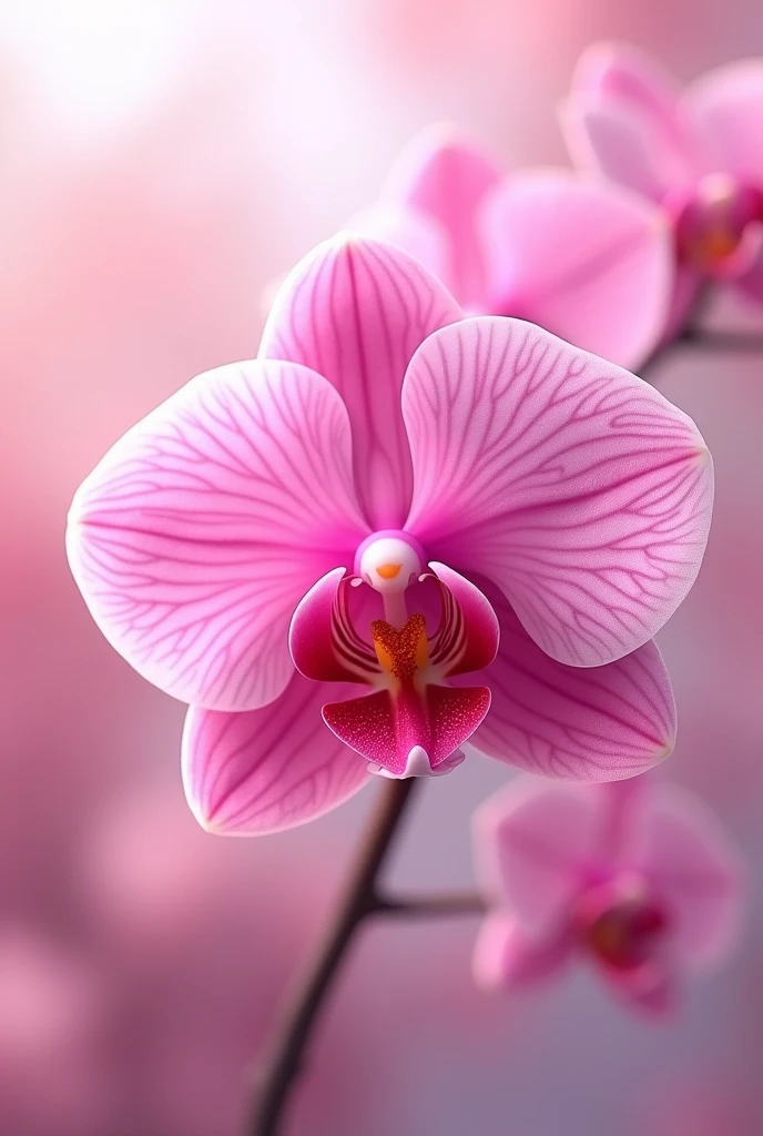 ANIMATED PINK ORCHID
