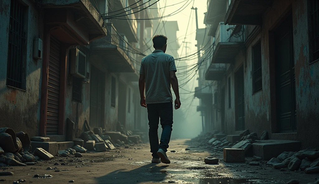 Show Suraj's gradual involvement in small criminal activities like drug deliveries, and how he starts getting deeper into the criminal world.