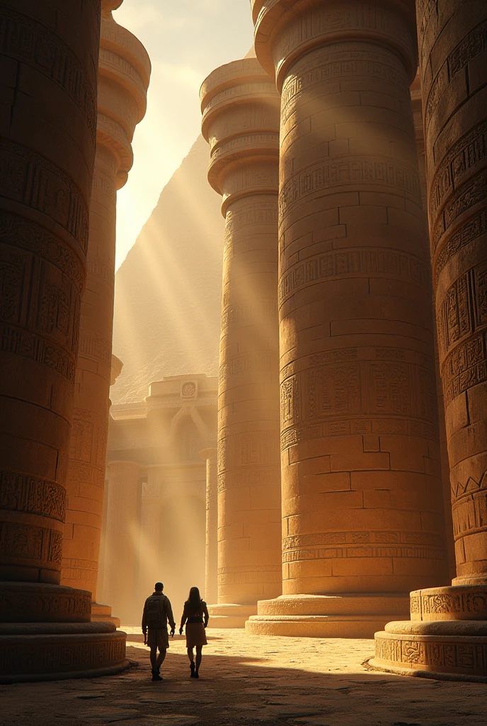 The pyramids of Egypt from the inside.