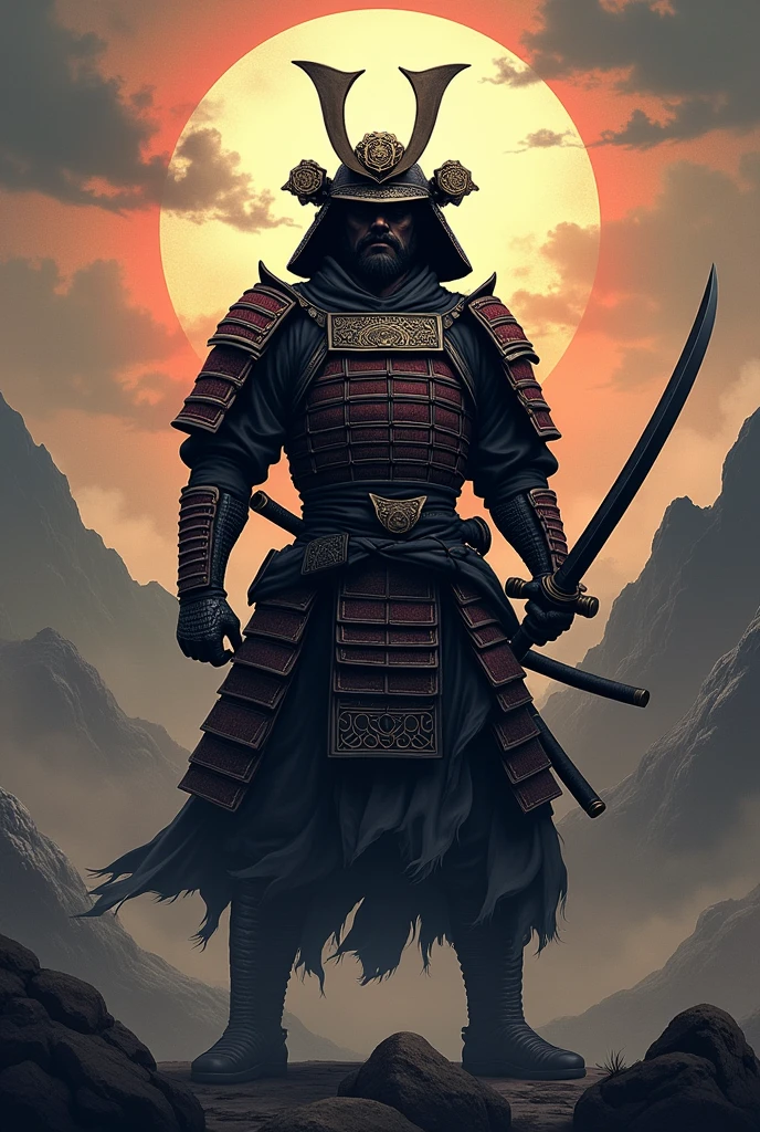 One gaming logo  samurai 


