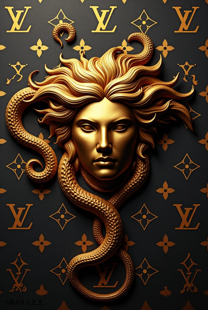 Versace Medusa, Louis Vuitton Monogram