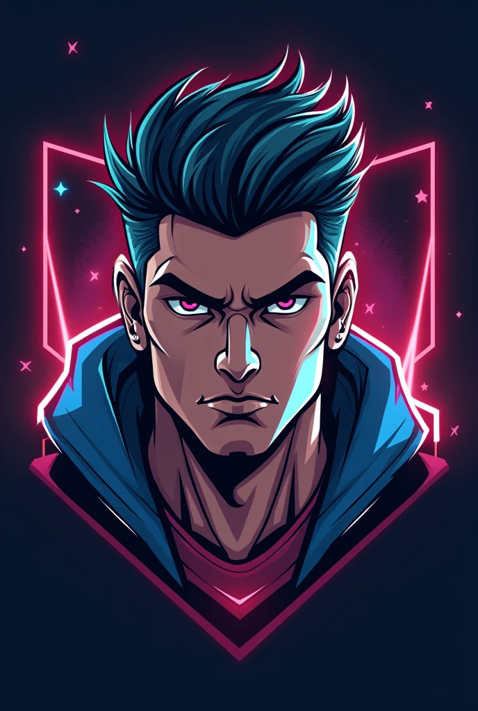 One gaming logo gamer handsome