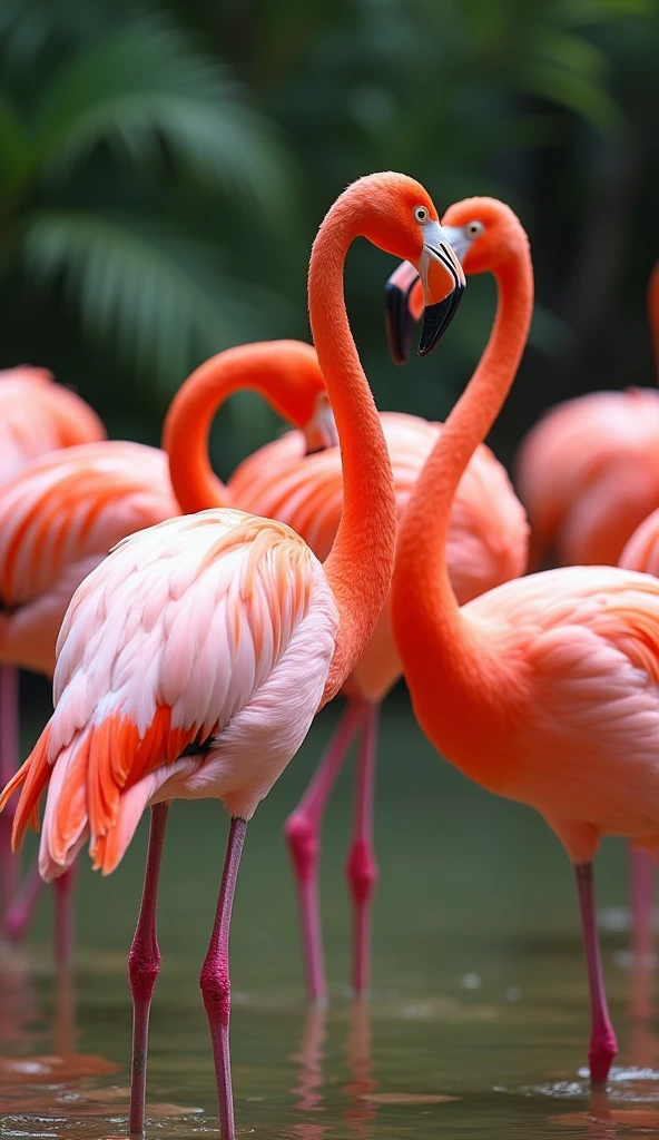 more Group of Flamingos Is Called a "Flamboyance"