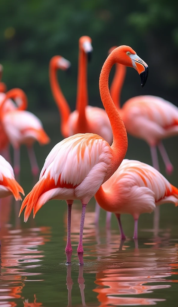 more Group of Flamingos Is Called a "Flamboyance"