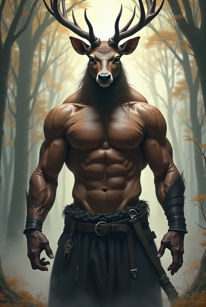 Fifth Personality,Deer head,muscle,Bodybuilding,Handsome,Big