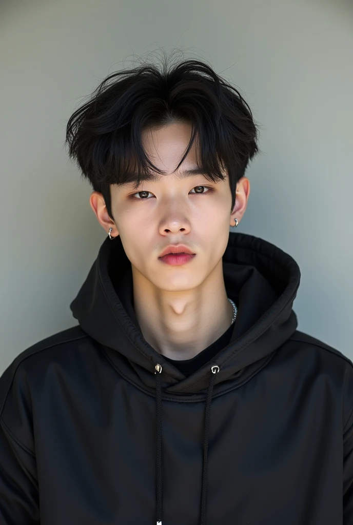 ((highest quality, 8K, masterpiece: 1.3)), Instagram selfie pictures、Handsome boy in street fashion:1.5, 20-year-old、Delinquent boy、 well-groomed face, random hair color、short hair, thin face、（white skin:1.5）、perfect body、（beckoning:2.0）、dark eyes、Super handsome、sexy eyes、Extra-fine face, handsome nose, small eyes and face, beautiful lighting, High resolution, detailed mouth, smile, whole body: 1.5, perfect body shape、super slim，medium hair、STUSSY clothes、silver accessories、Oversized clothes、