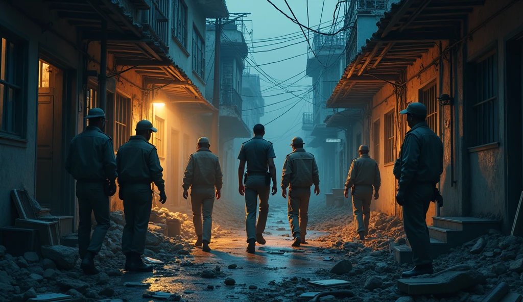 Detail the aftermath of the crime, how the police begin investigating, and eventually arrest Suraj along with the rest of the gang.
