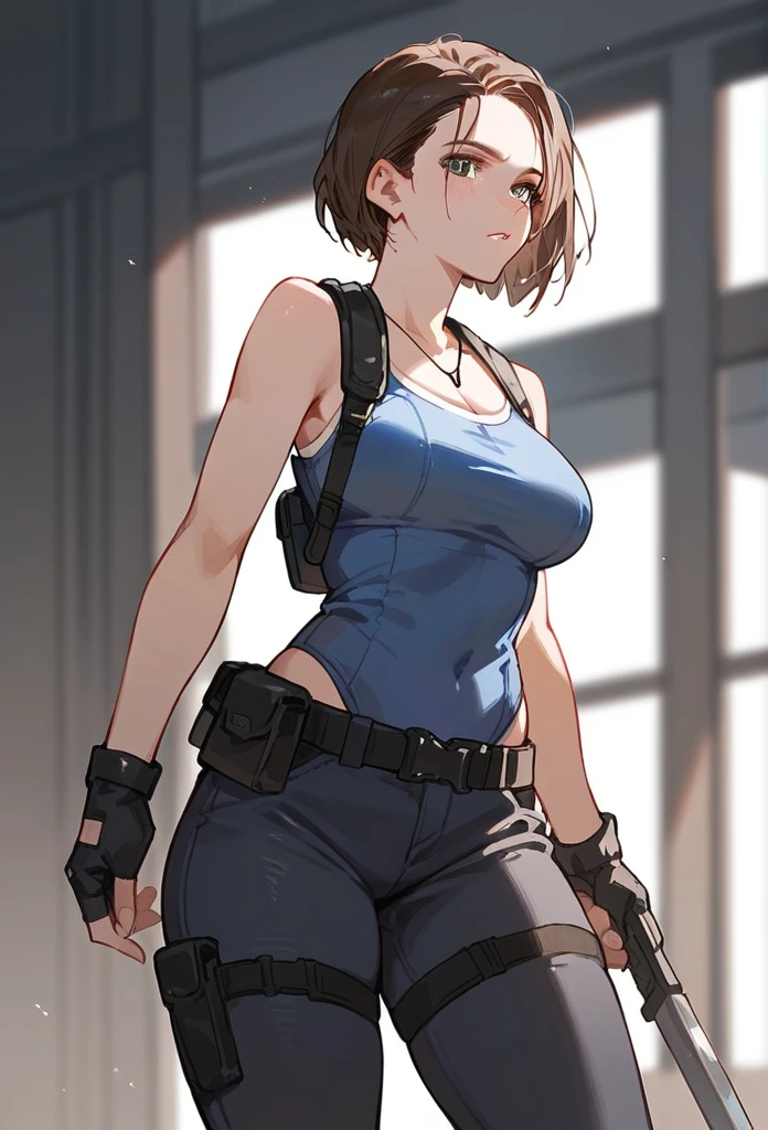 Jill Valentine half naked
