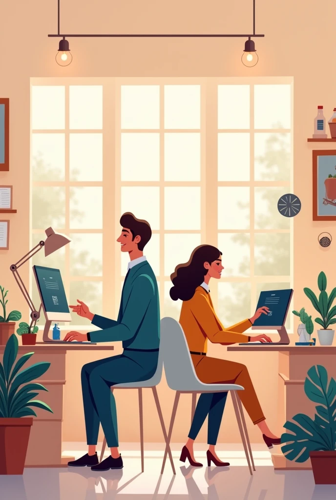 wife/Husband can freely arrange working time