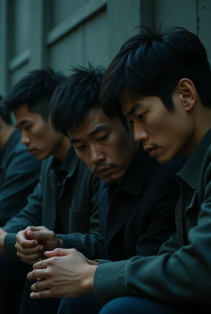 Handsome Asian Men Heartbroken