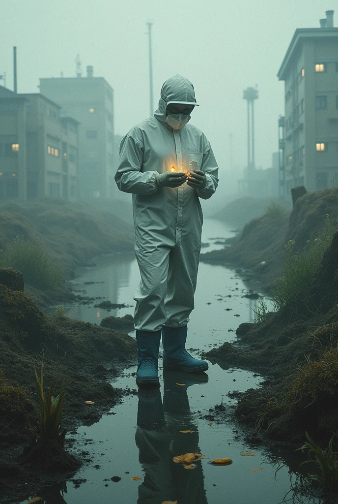 Create an image that symbolizes "ecotoxicology"