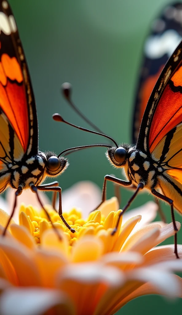 close up Butterflies Taste With Their Feet