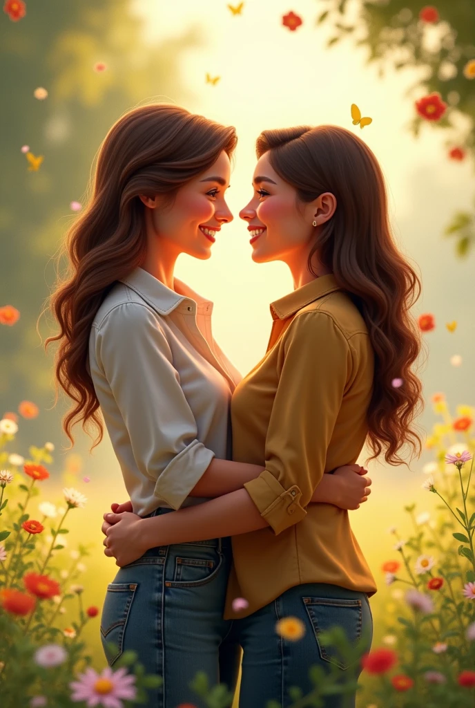 happy couple together
