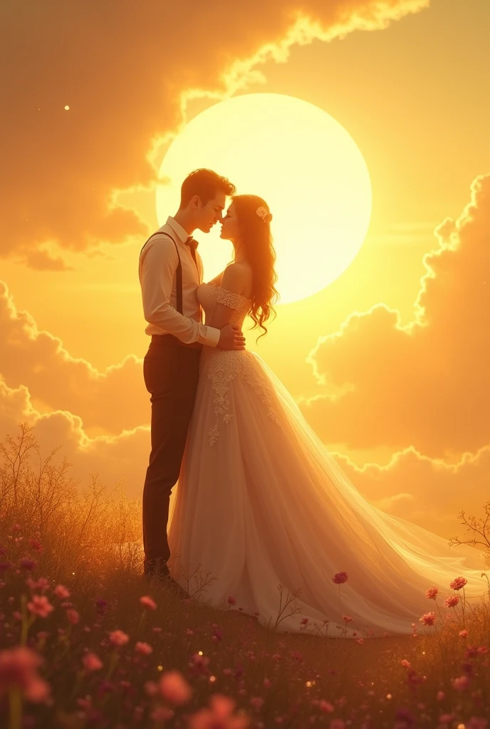 Yellow sky big heals romantic vibes