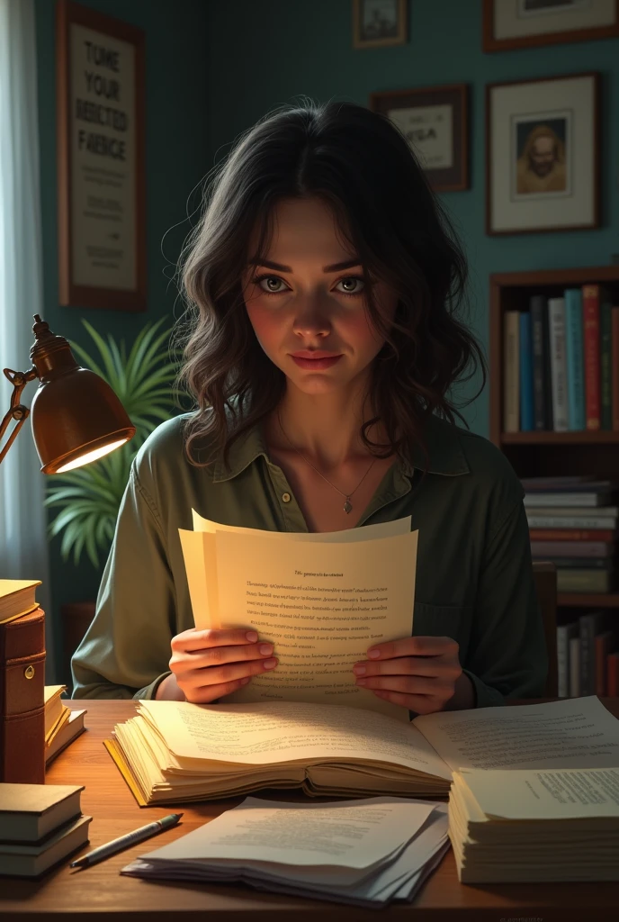 Despite her passion and talent, Emma faced countless rejections from publishers