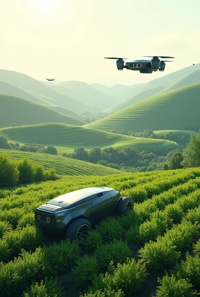 Technological agriculture, horizontal format