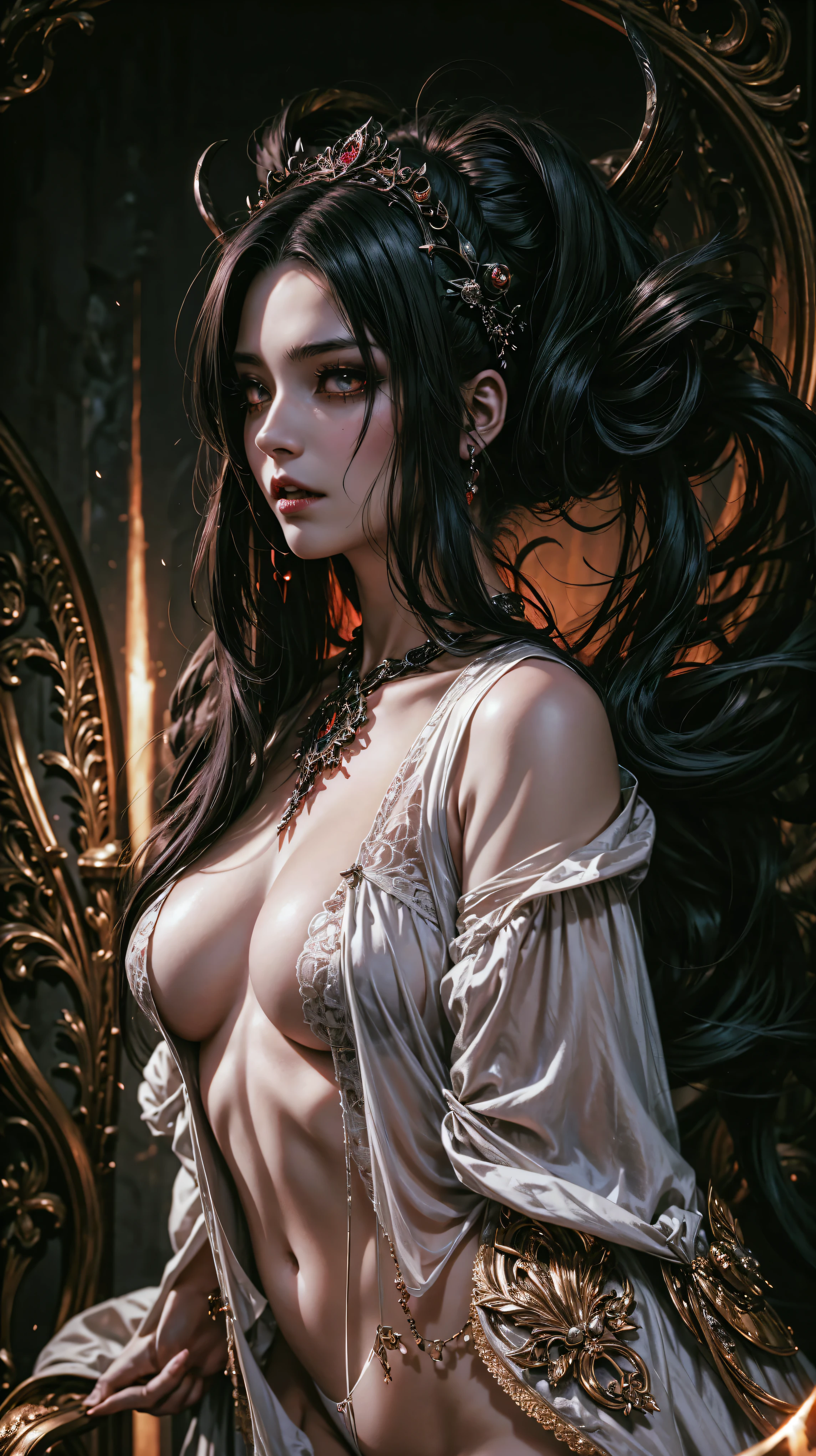 A woman Vampire (Noble). (Hentai Manga) Gothic Novel, Dark Fantasy Game