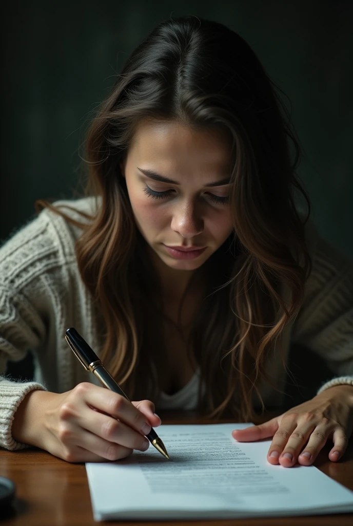 She poured her heart into the submission, believing it was her last shot at achieving her dream.