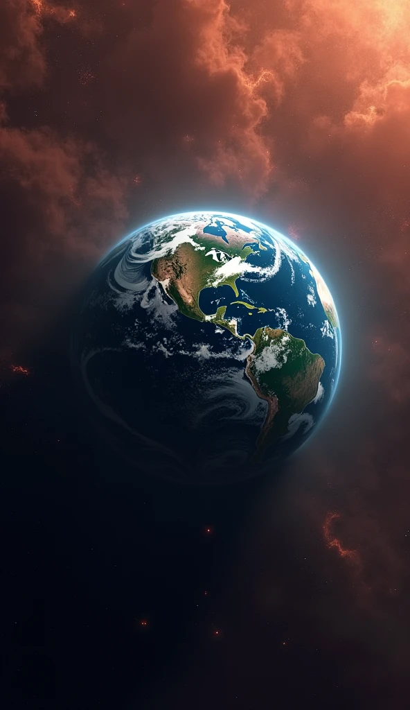Earth seen from Venus