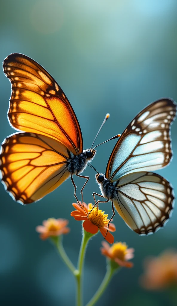 close up female Butterflies