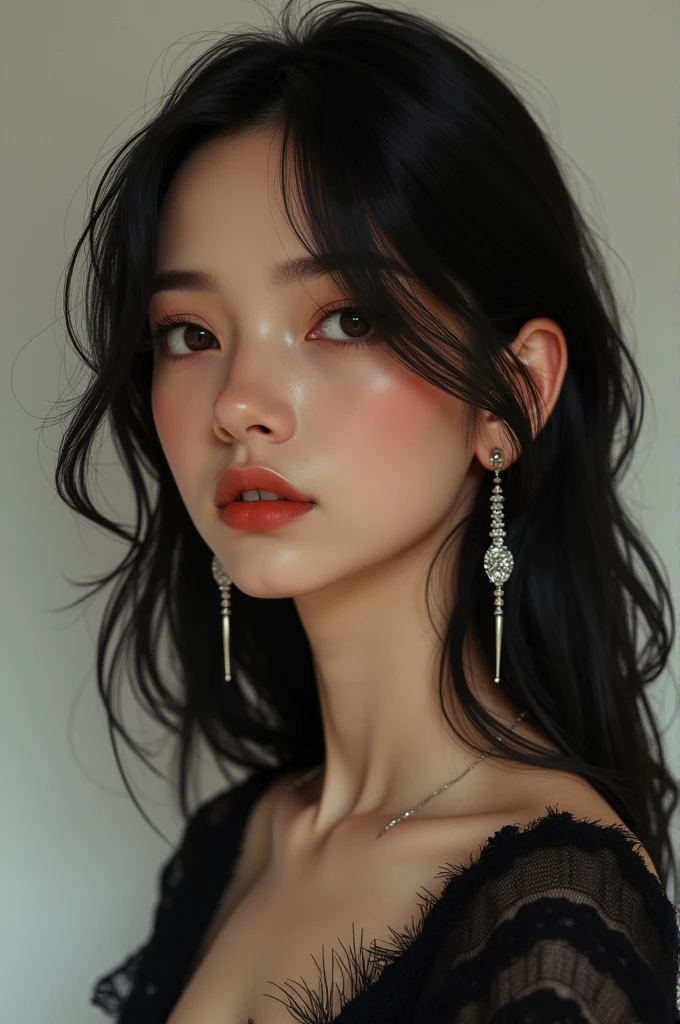 As an 1, she looked nothing short of an actress. I won't use the word sexy. The word that fits her is beautiful. She had sharp features, straight, dark and long hair, that slightly curled towards the end. Her height was 5'4. She wore a nose ring and her ears were always adorned by long, hanging earrings. Her boobs were average but of the right size to make her look like the perfect wife material. Losing mom at a young age gave her eyes an air of sadness that made her look even more attractive