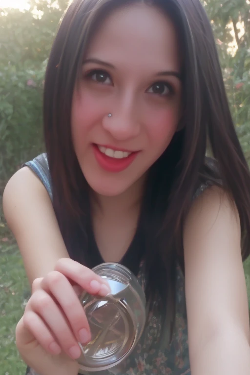 Photo of  teen cute girl, cute face, smiling, tongue out, 8k photo, Award Winning Photo,(masterwork:1), (photorealism), (1girl), (HyperDetailed) (Hyper Realistic) detailed photograph,  high detailed, 8k, 8k resolution, polished, HDR, 8k, sharp focus, background lights, color photo, shallow depth of field, natural light, (perfect hands) camera focused on subject