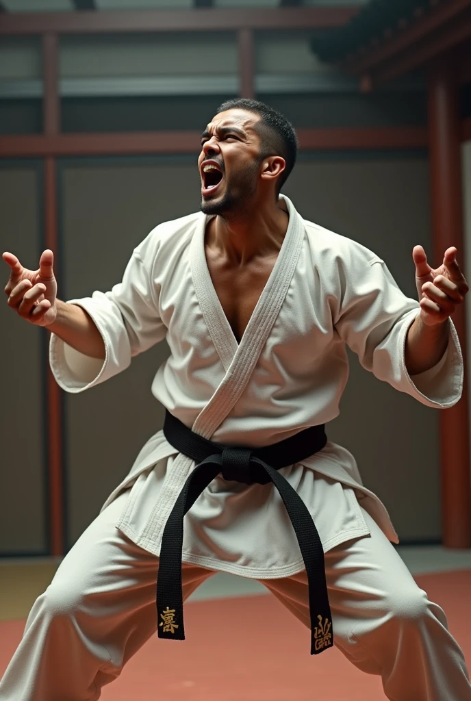 Can you give me a karate man cry