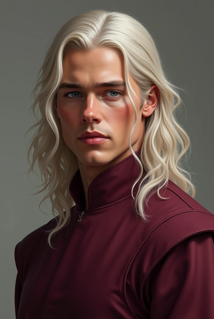 Realistic Image of Rhaegar Targaryen Based on a Young Brad Pitt 