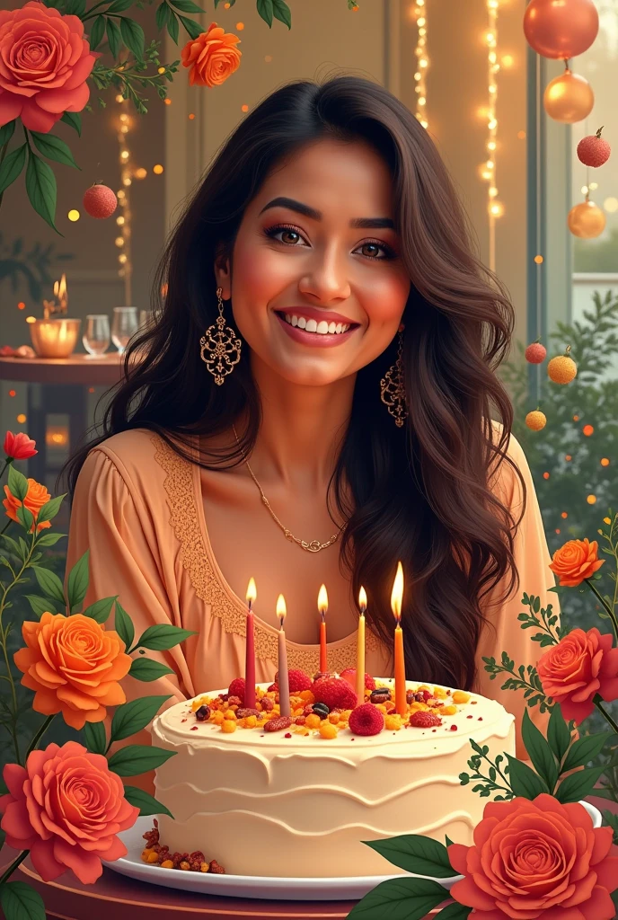 Birthday greeting card of Heema Solanki Date 31 August 2024 Location Pari Restaurant timings 10:00 AM
