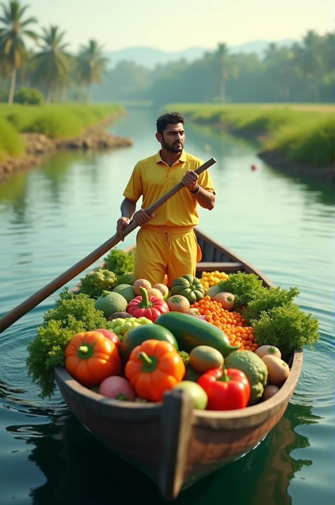 Dhoni sailing vegetables