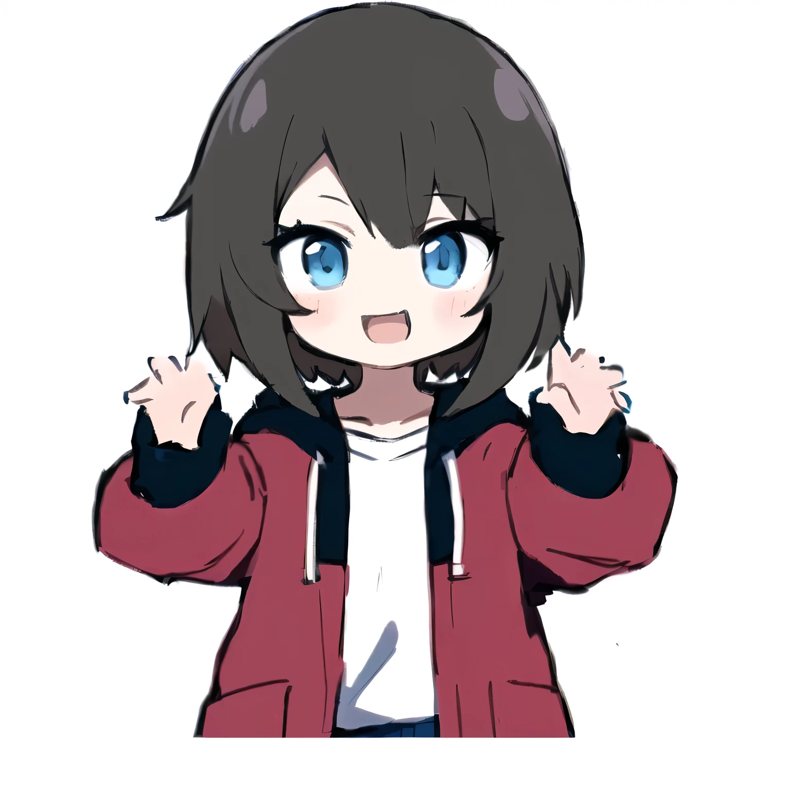 Half-clasped hands