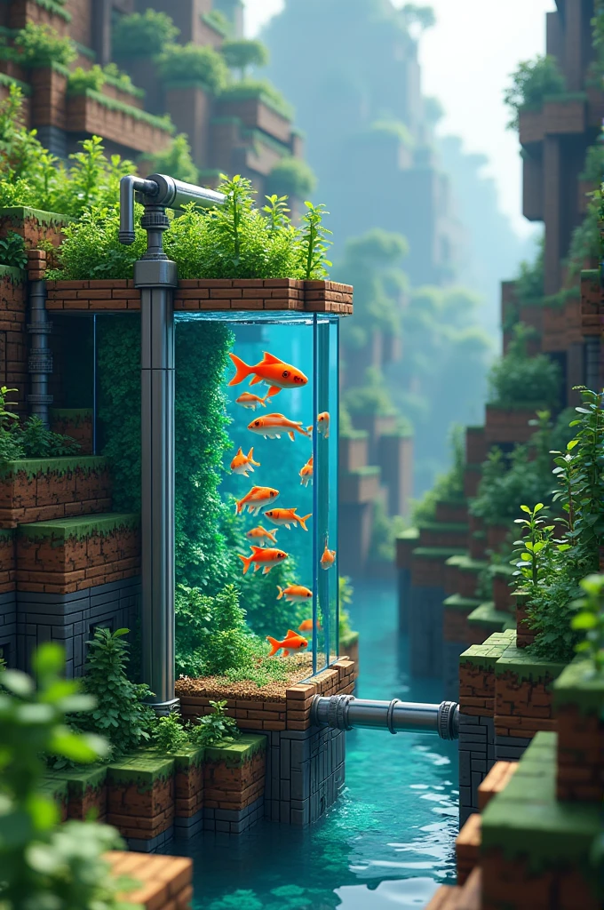 Aquaponics work in minecraft