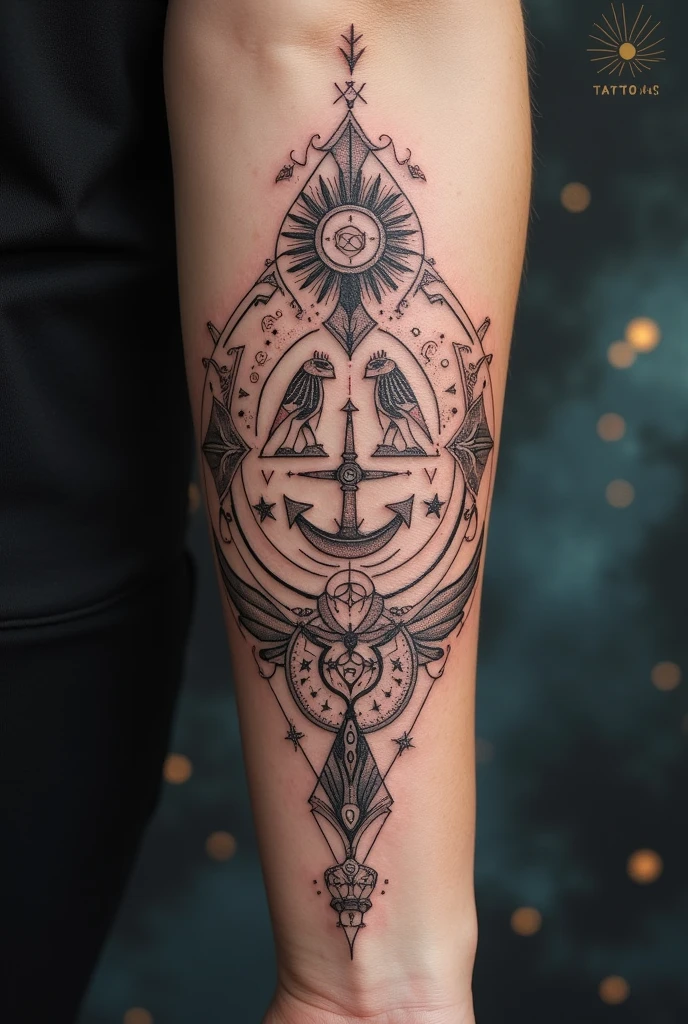 Zodiac signs tattoo design, cancer, Scorpio,Aquarius and Leo