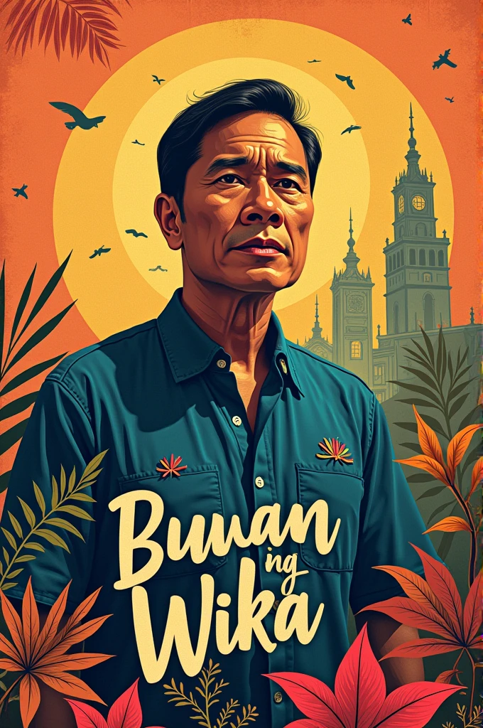 Buan ng wika poster for filipino
