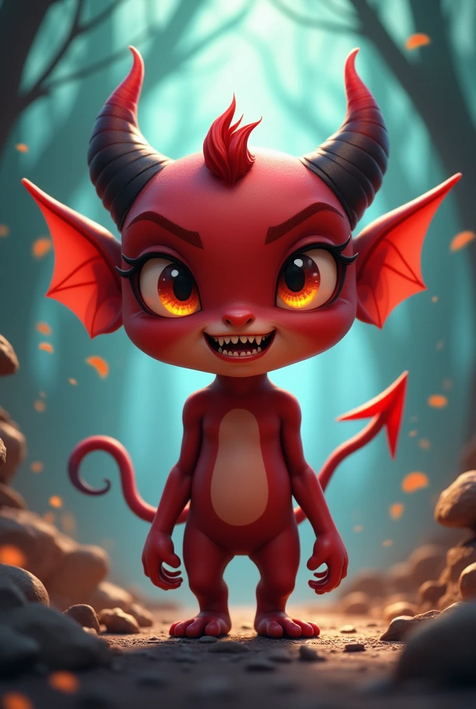 Create a little devil that says Elio