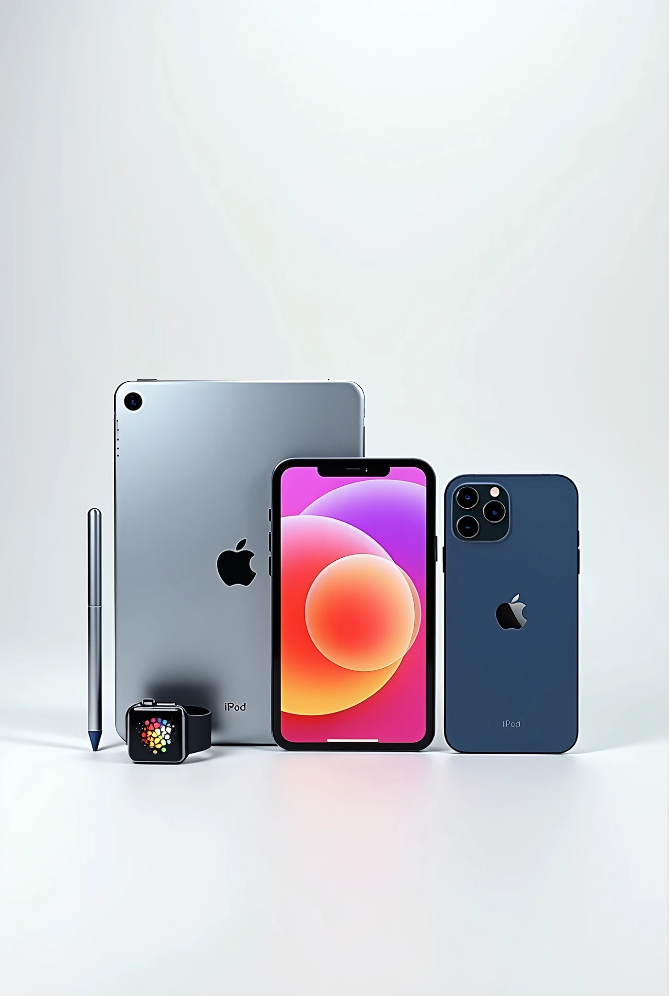 iPadとapplepencil、Apple Watch、iPhone14