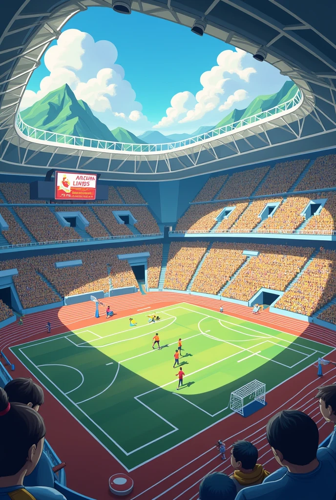 Generate a sports academy