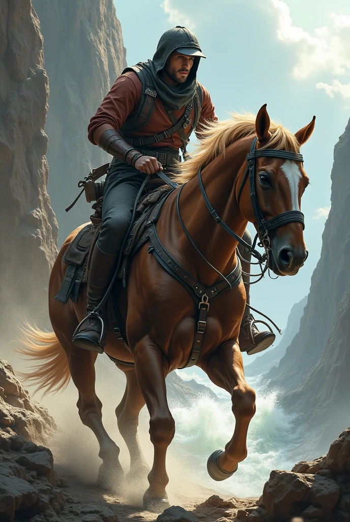The danger horse rider