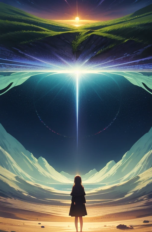 Surreal scene