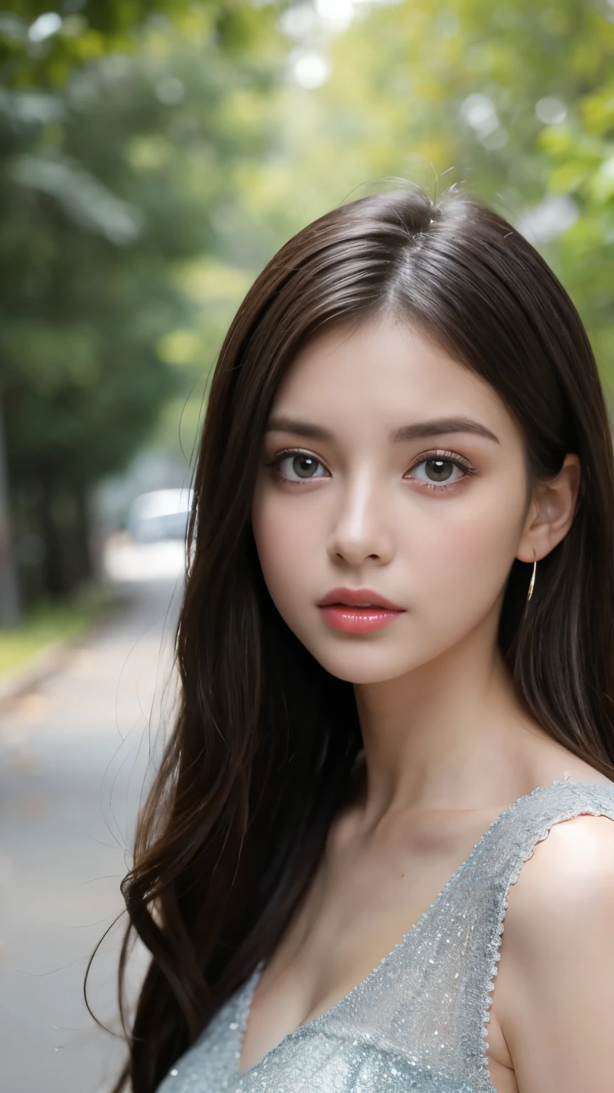 European and American women，2，Fair skin，Height 178，Big eyes