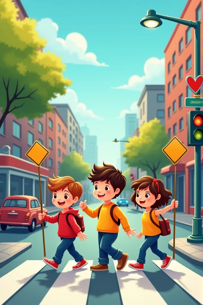 Road safety for kids decorations