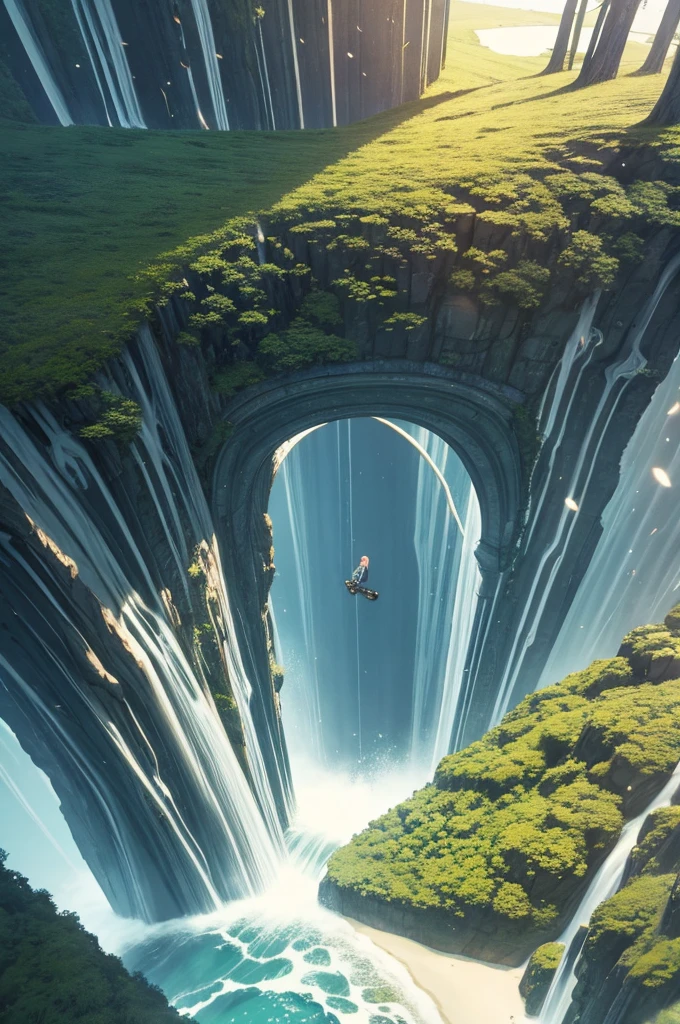 Surreal scene