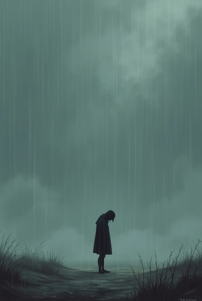 I will wait for the rain to fall and wash away all the memories