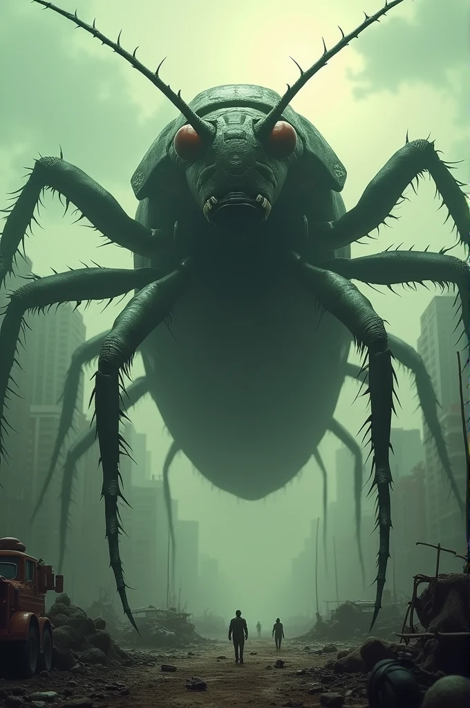 A cockroach ruling the world